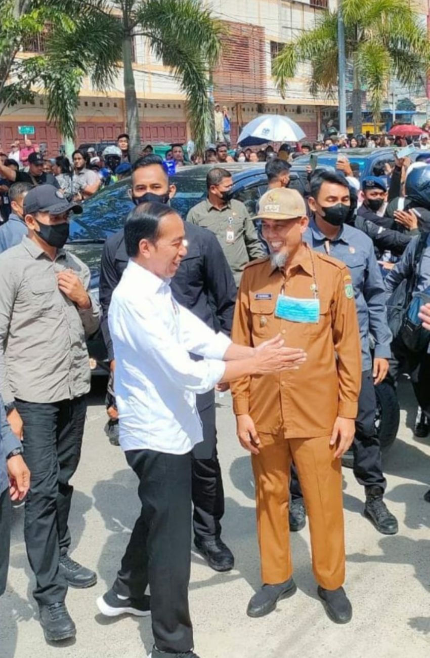 Walikota Dumai Dampingi Presiden Jokowi