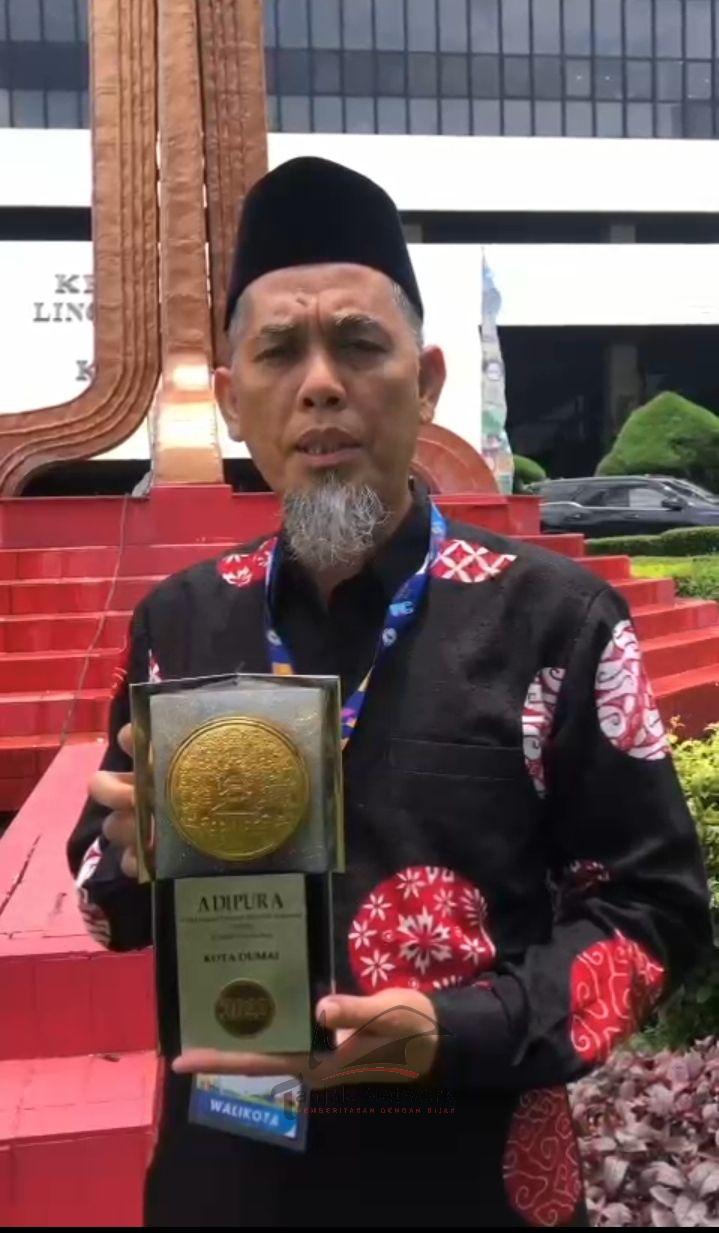 Hari Ini, Walikota Dumai Terima Penghargaan Adipura Dari KLHK RI