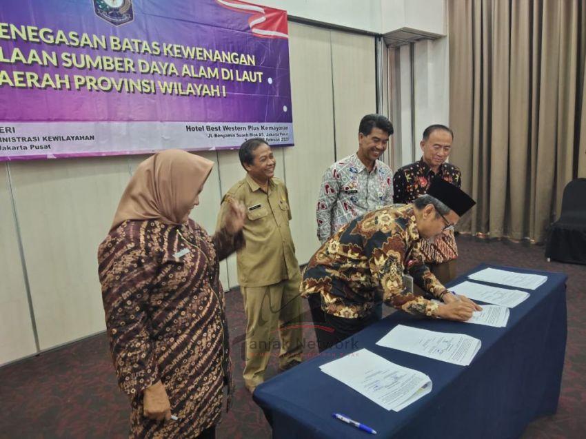 Penandatanganan Batas Laut Riau Yang Sudah Disepakati
