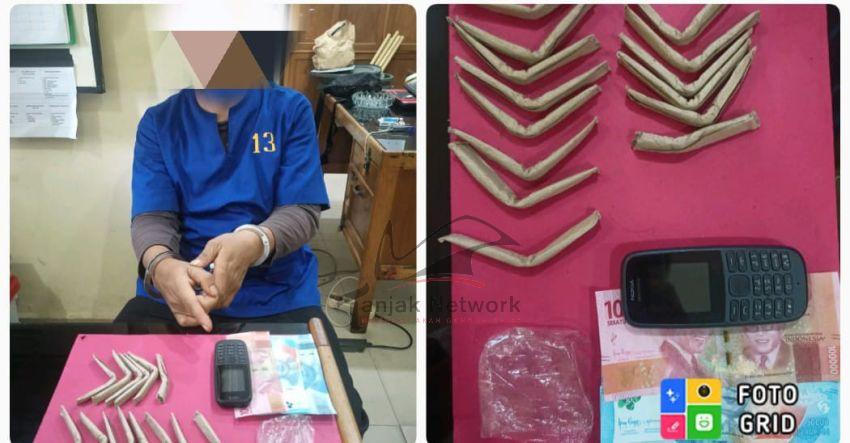 Polres Dumai Bekuk Pengedar 14 Paket Narkotika Jenis Ganja