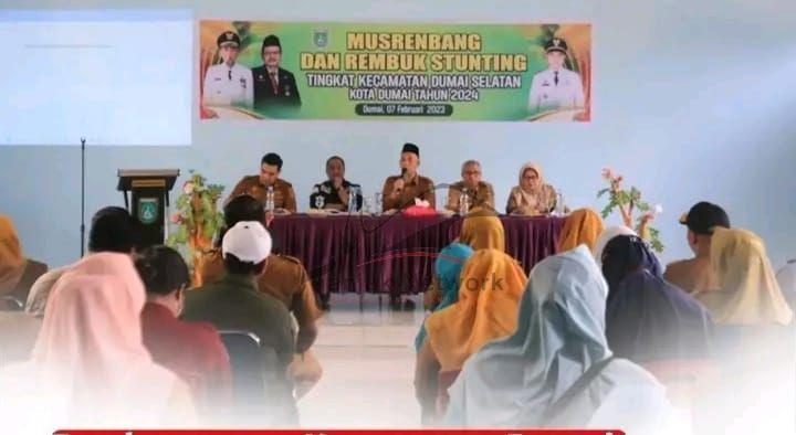 Menghindari Stunting Walikota Dumai Buka Acara Musrembang