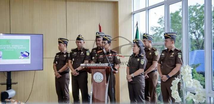 Guna Tingkatkan Layanan Publik Dan Hukum, Kejaksaan Negeri Dumai Launching Website Sarana Keterbukaan Publikasi Informasi
