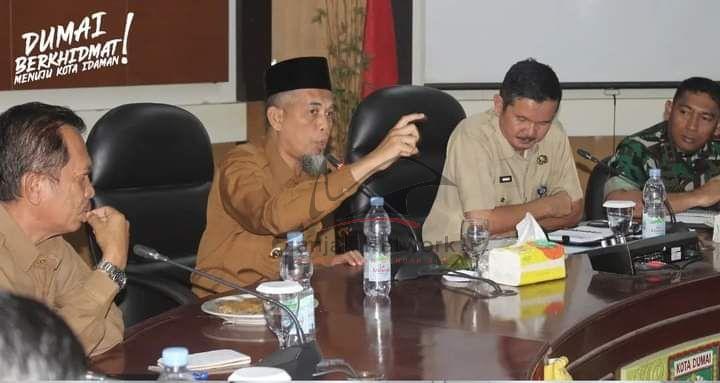 Berupaya Menstabilkan Harga Dan Ketersediaan Barang Kebutuhan Pokok, Pemko Dumai Rapat Koordinasi