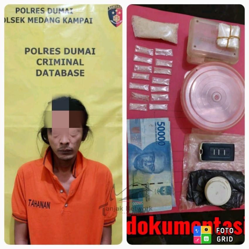 Pemilik Sabu 15 Paket Ini Di Cokok Polsek Medang Kampai
