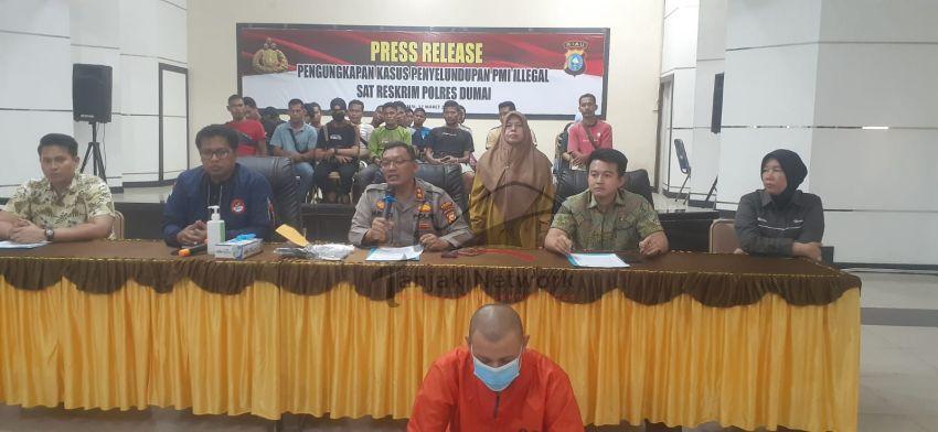 Polres Dumai Kembali Amankan 25 Orang PMI Ilegal