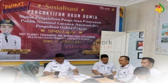 Buka Sosialisasi SP4N-Lapor, Kadiskominfotiksan Berharap Admin OPD Cepat Respon