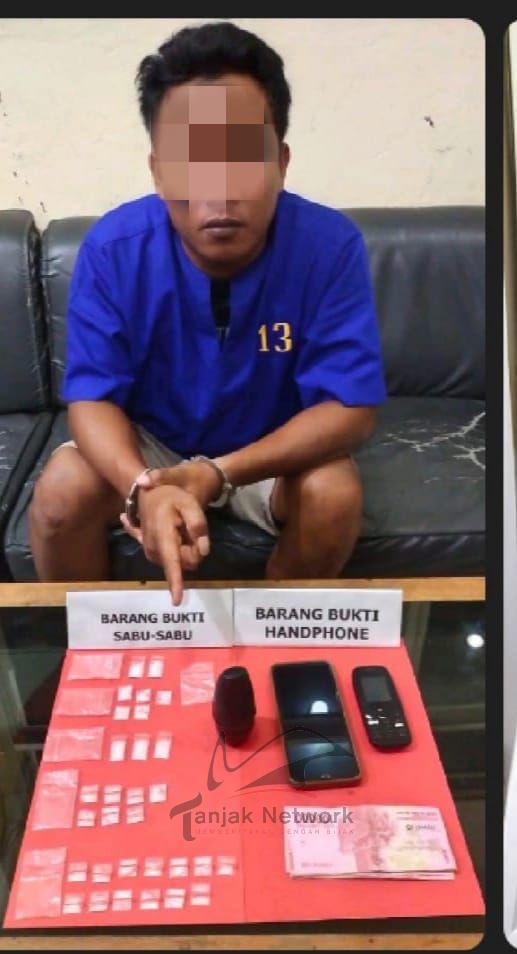 Polres Dumai Bekuk Tersangka Pengangguran Pemilik 30 Paket Sabu