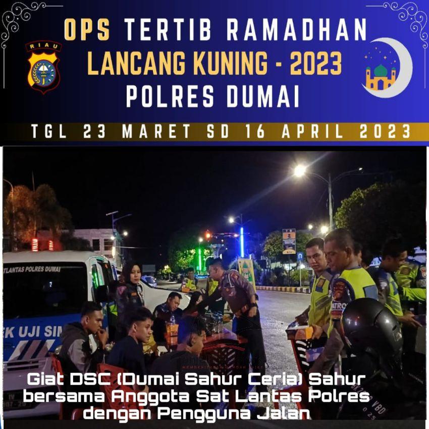 Polres Dumai Gelar Dumai Sahur Ceria