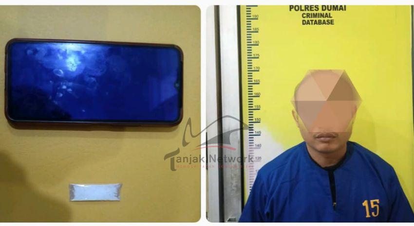 Diduga Pengedar Sabu, Polsek Dumai Barat Bekuk QR