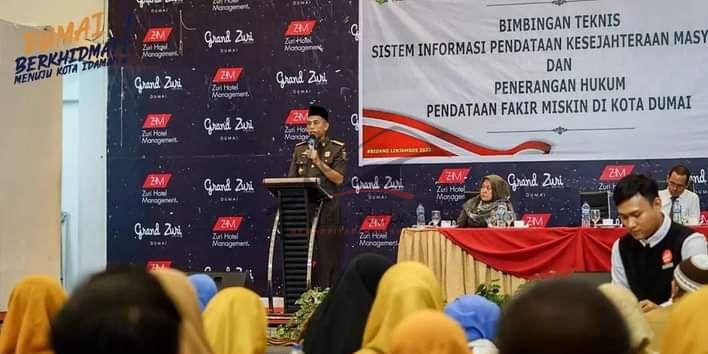 Wako Dumai Minta Dinsos Dumai Lakukan Penguatan Data Masyarakat Penerima Manfaat