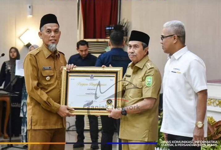 Raih Penghargaan Atas Kinerja Pelaksanaan Anggaran Dan Pengelolaan DAK, Walikota: Murni Kerja Keras Dan Sinergitas