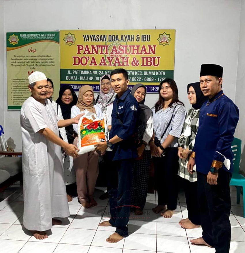 PHL Lantas Polres Dumai Salurkan Bantuan Ke Panti Asuhan
