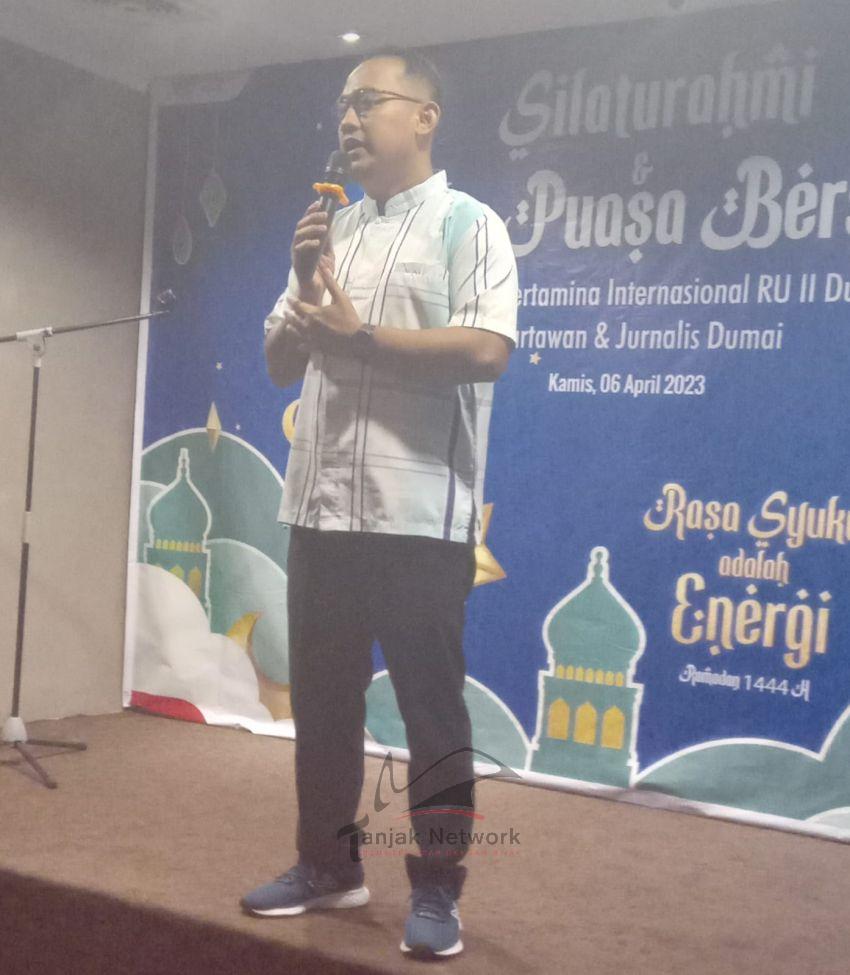 PT KPI RU II Dumai Gelar Silaturahmi Dan Buka Puasa Bersama Dengan Awak Media