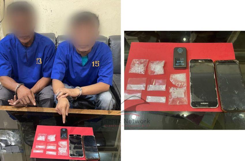 Polres Dumai Bekuk Dua Orang Pengangguran Diduga Pengedar Sabu