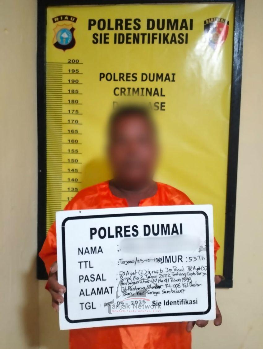 Polsek Sungai Sembilan Amankan Pelaku Karhutla