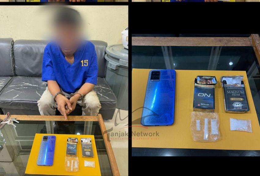 Polres Dumai Bekuk Warga Lubuk Gaung Terlibat Kasus Sabu