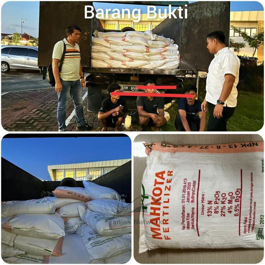 Polda Riau Bongkar Peredaran Pupuk Palsu, 2 Orang Tersangka Berhasil Diamankan
