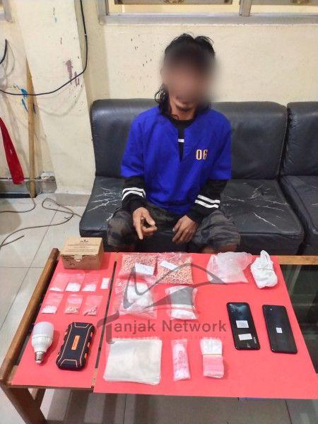 Polres Dumai Bekuk Warga Bengkalis Di Rumah Kos-Kosan Miliki Sabu 191,87 Gram Dan 1577 Butir Pil Ekstasi