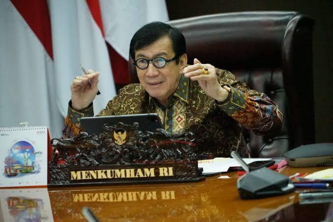 Bantah Anaknya Terlibat Monopoli Bisnis Di Lapas, Yasonna Laoly : Bohong Besar