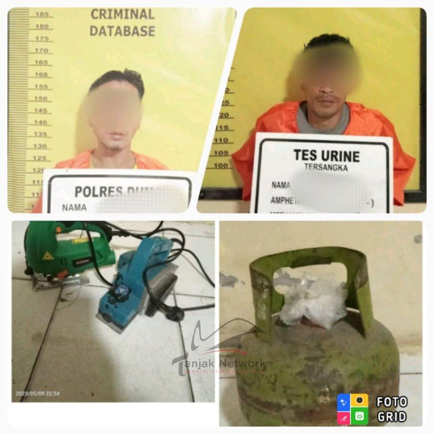 Kuras Isi Rumah Ditinggal Kosong Penghuni, Dua Pelaku Dibekuk Polsek Sungai Sembilan