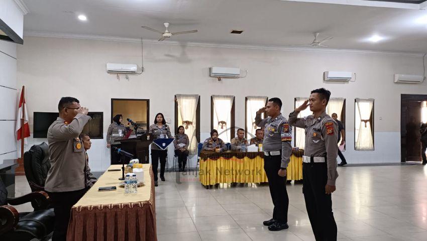 Jelang Operasi Patuh Lancang Kuning 2023, Polres Dumai Gelar Latihan