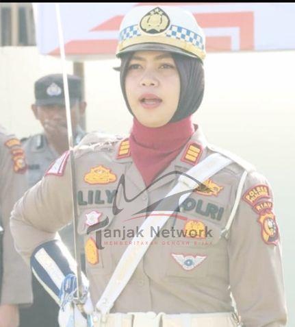AKP Lily Sulfiani SIK Jabat Kasat Lantas Polres Dumai