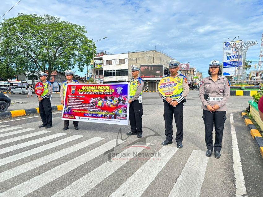 Satlantas Polres Dumai Kampanyekan Keselamatan Dan Tertib Berlalu Lintas