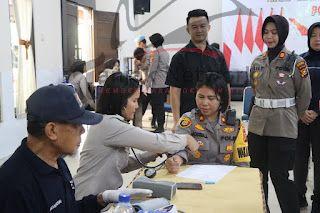 Jelang Hari Jadi Polwan Ke 75, Polres Dumai Gelar Donor Darah