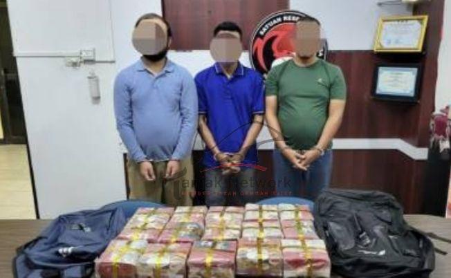 Polres Bersama BC Bengkalis Tangkap Kurir Narkotika Jaringan Internasional, BB 15 Kg Sabu Disita
