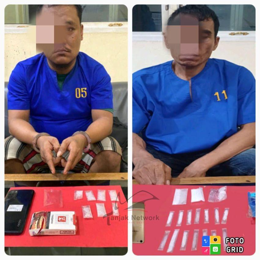 Dua Pelaku Tindak Pindana Penyalahgunaan Sabu Diringkus Polres Dumai