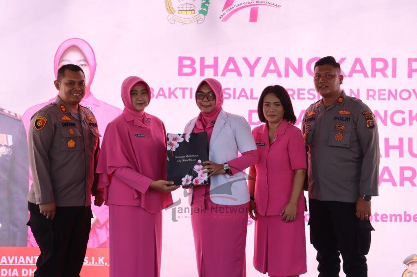 Bertajuk Bhayangkari Peduli Gelar Kegiatan Sosial Dan Bhakti Kesehatan