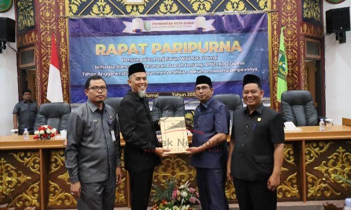 Rancangan APBD Kota Dumai Tahun 2024 Disampaikan