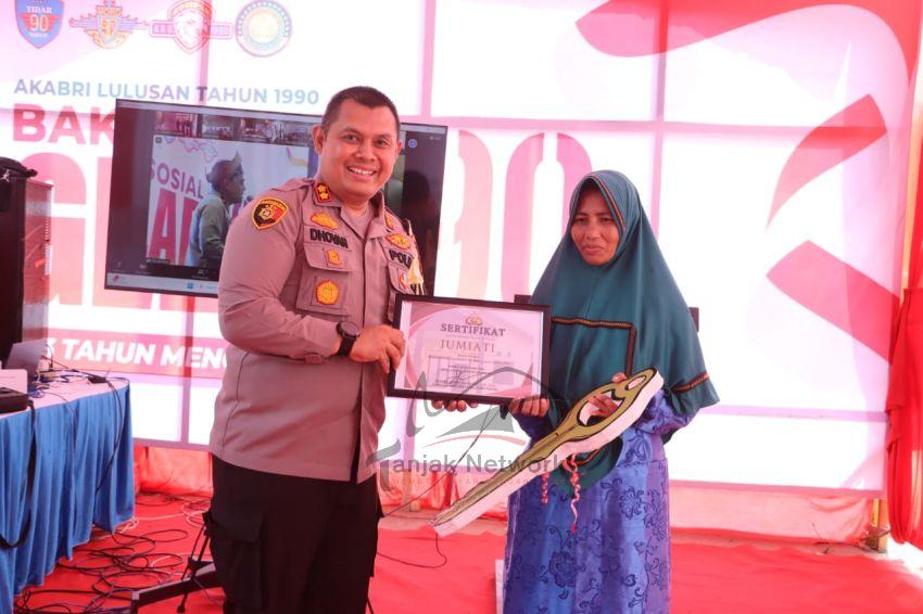 Polres Dumai Gelar Bakti Sosial Dalam Rangka Memperingati 33 Tahun Pengabdian Akabri Lulusan 1990