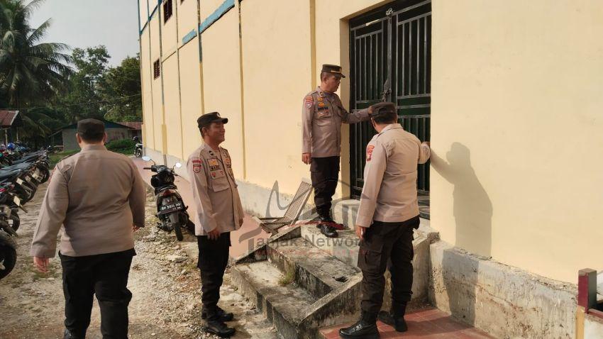 Polres Dumai Pantau Gudang Logistik KPU Jelang Pemilu