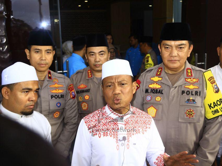 Hadirkan Penceramah Kondang Ustaz Das'ad Latif, Polda Riau Gelar Doa Bersama Pemilu Damai 2024