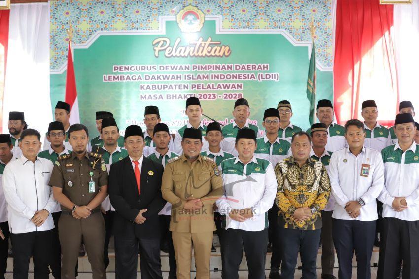 Bupati Pelalawan Hadiri Pelantikan DPD LDII