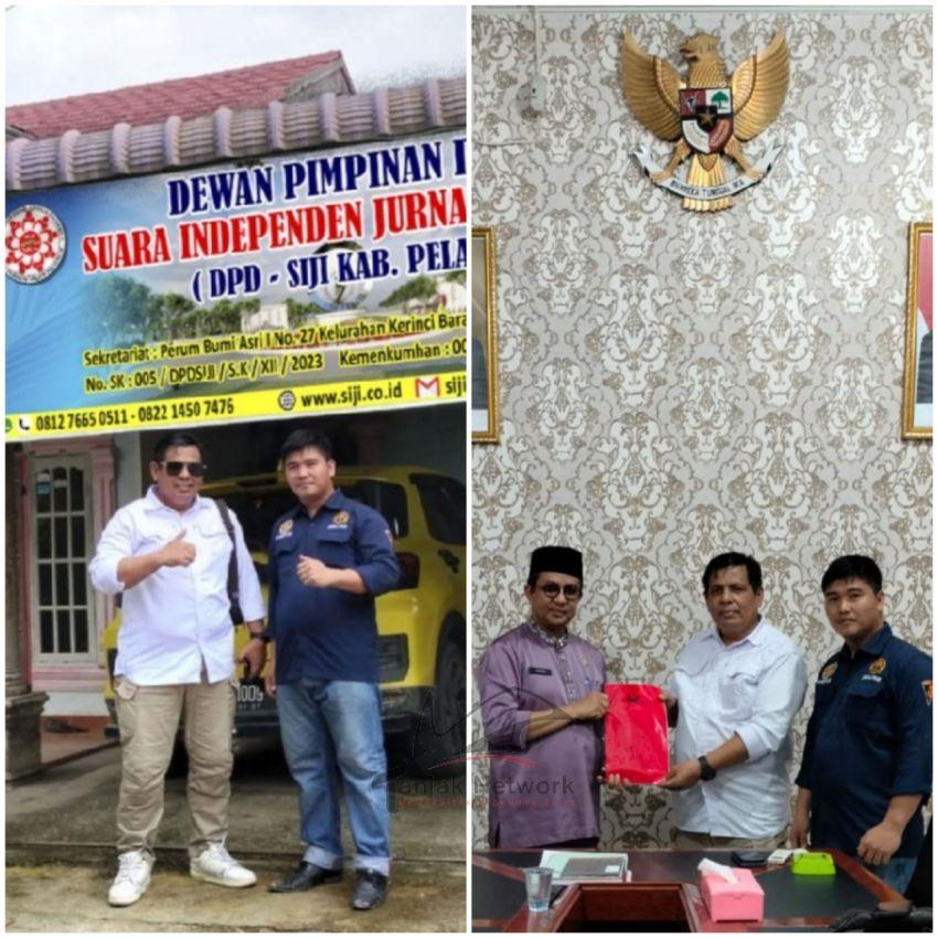 DPD SIJI Kabupaten Pelalawan Resmi Mendaftar Di Kesbangpol