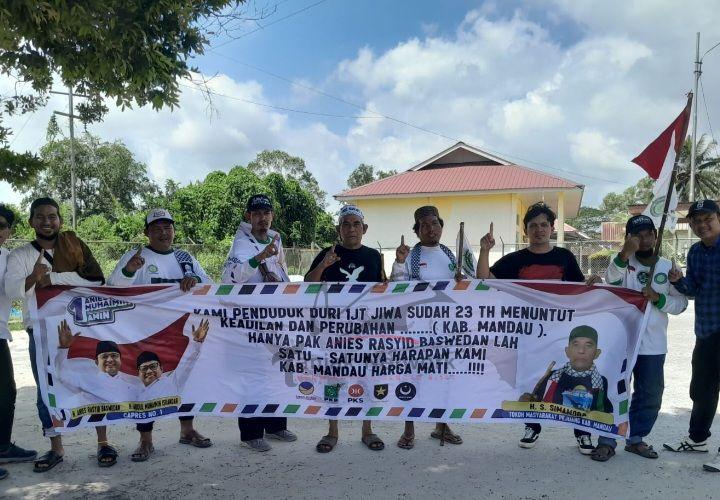 Hadiri Kampanye Akbar di Dumai, Relawan Anies Jalan Kaki dari Duri