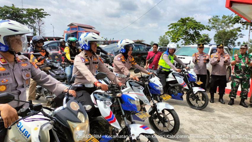 Kabupaten Pelalawan Deklarasi Tertib Berlalu Lintas Dalam Mewujudkan Pemilu Damai Tahun 2024