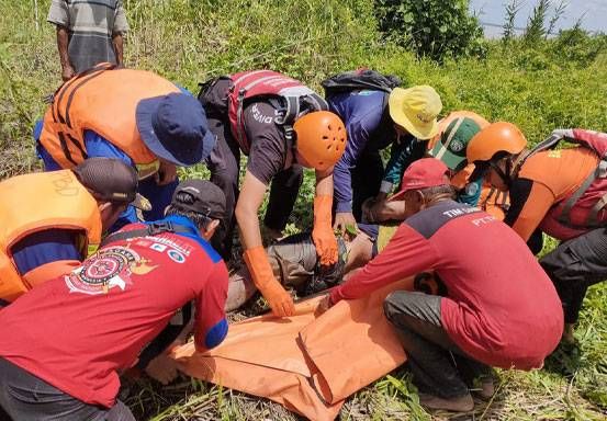 Suprapto Tewas Saat Buat Konten Ombak Bono di Pelalawan