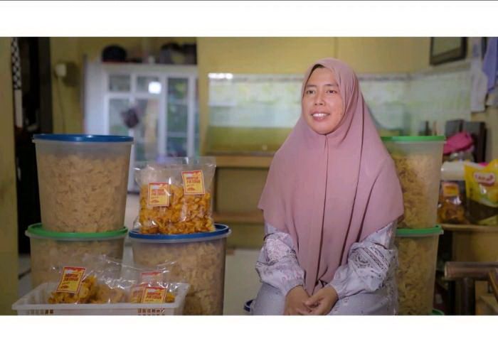 Disupport Apical Dumai, Keripik Cabe Nurul Fatiha Makin Maju