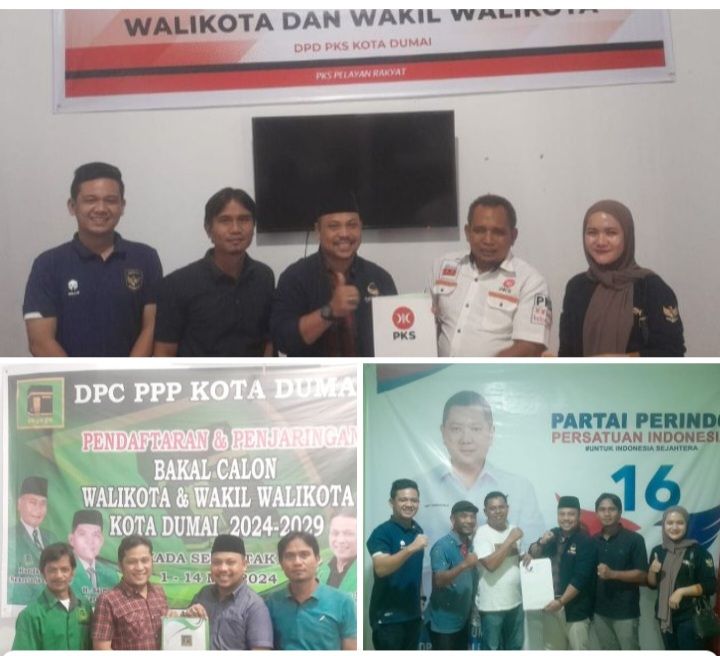 H Paisal Ambil Formulir Pendaftaran di PKS, PPP dan Perindo