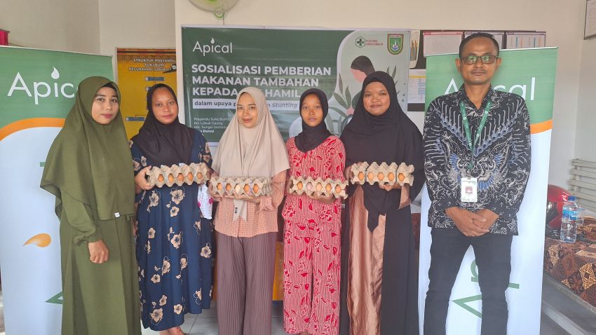 Apical Dumai Gelar Penyuluhan Gizi dan Beri Makan Tambahan Ibu Hamil