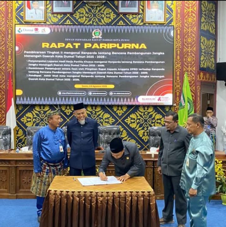 DPRD dan Pemko Dumai Sepakati RPJMD 2025–2029