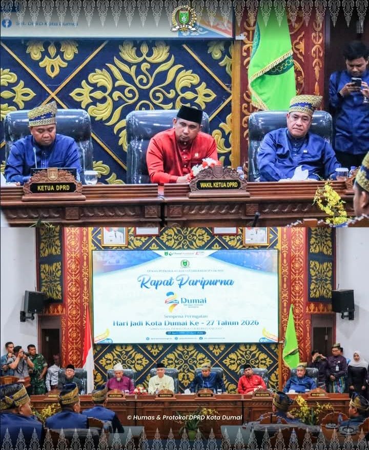 DPRD Gelar Rapat Paripurna HUT Kota Dumai ke-27